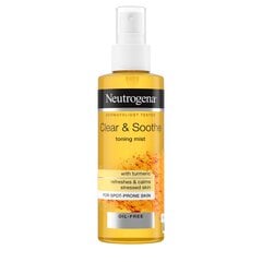 Спрей для лица Neutrogena Clear and Soothe, 125 мл цена и информация | Средства для очищения лица | pigu.lt