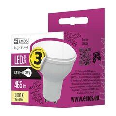 LED lemputė GU10 5.5W 465lm WW kaina ir informacija | Elektros lemputės | pigu.lt