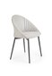 2-jų kėdžių komplektas Halmar K357, pilkas kaina ir informacija | Virtuvės ir valgomojo kėdės | pigu.lt