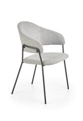 2-jų kėdžių komplektas Halmar K359, pilkas kaina ir informacija | Virtuvės ir valgomojo kėdės | pigu.lt