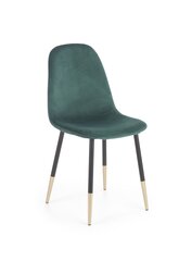 Набор из 4 стульев Halmar K379, зеленый цена и информация | Стулья для кухни и столовой | pigu.lt
