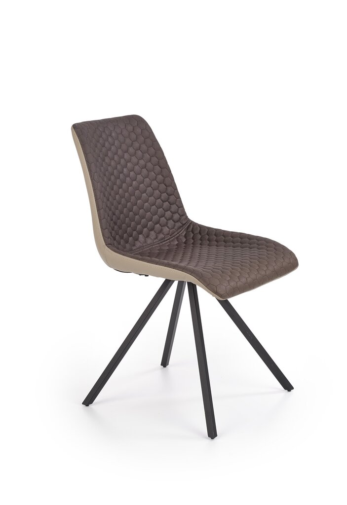 4-ių kėdžių komplektas Halmar K394, rudas kaina ir informacija | Virtuvės ir valgomojo kėdės | pigu.lt