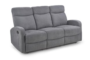 Трехместный диван-реклайнер Halmar Oslo 3S серый цена и информация | Диваны | pigu.lt