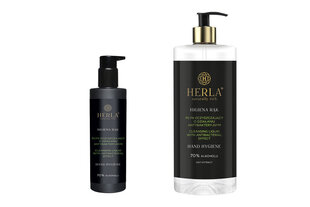 HERLA CLEANSING LIQUID WITH ANTIBACTERIAL EFFECT 250 ML - Очищающая жидкость с антибактериальным действием цена и информация | Первая помощь | pigu.lt