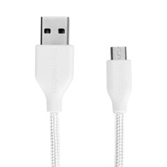 Плетеный кабель RAVPower RP-CB016 1 м USB A к Micro-USB цена и информация | Кабели для телефонов | pigu.lt