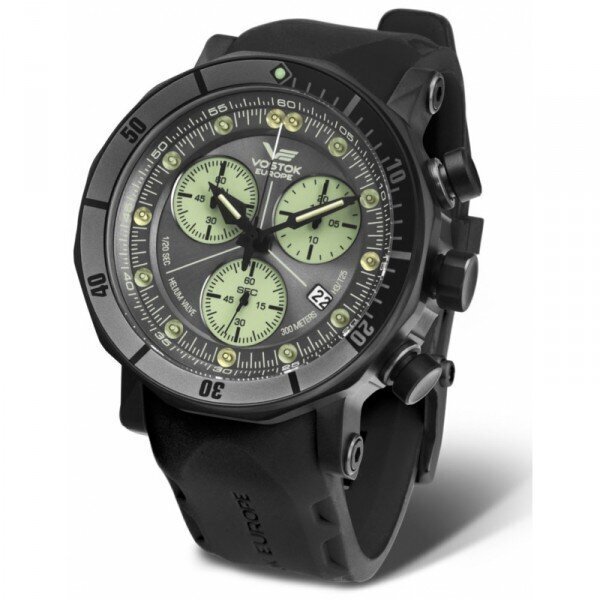 Laikrodis su 2 vnt. dirželių Vostok Europe Lunokhod-2 6S30-6204212 kaina ir informacija | Vyriški laikrodžiai | pigu.lt
