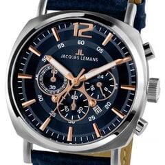 Laikrodis Jacques Lemans 1-1645I kaina ir informacija | Vyriški laikrodžiai | pigu.lt