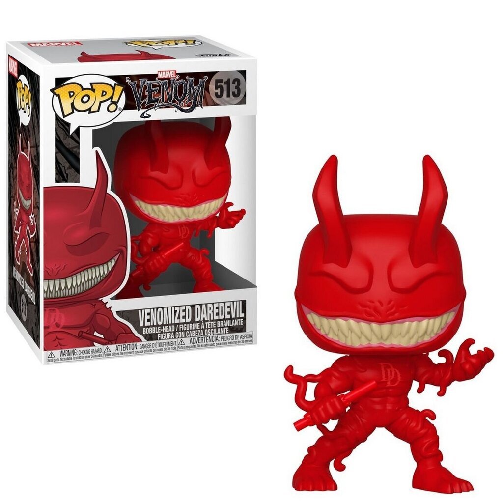 POP! Marvel: Venom Venomized Daredevil Vinyl Bobble-Head kaina ir informacija | Žaidėjų atributika | pigu.lt