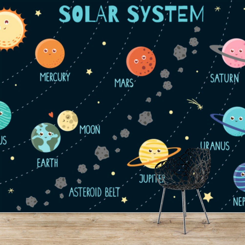 nasa saulės sistemos prekybos kortelės