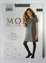 Колготки для девочек с люрексом MONA Shiny 60 Grigiotto цена и информация | Носки, колготки для девочек | pigu.lt
