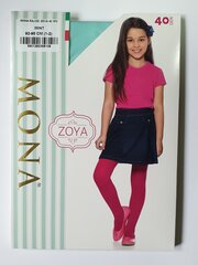 Гладкие колготки для девочек MONA ZOYA 40 Mint цена и информация | Носки, колготки для девочек | pigu.lt