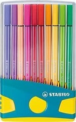 Flomāsteru komplekts STABILO Pen 68 ColorParade | 20 krāsas kaina ir informacija | Piešimo, tapybos, lipdymo reikmenys | pigu.lt
