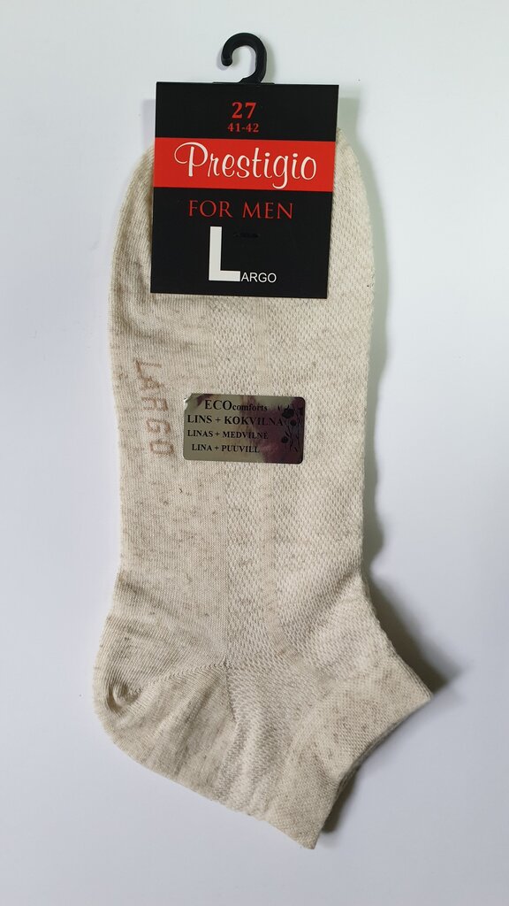 Vyriškos trumpos lininės kojinės kaina ir informacija | Vyriškos kojinės | pigu.lt