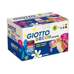 Akriliniai dažai Fila Giotto 6spx25ml 538200 kaina ir informacija | Piešimo, tapybos, lipdymo reikmenys | pigu.lt