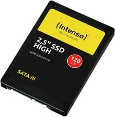 INTENSO (3813430) 2,5" SSD SATA III 120GB цена и информация | Внутренние жёсткие диски (HDD, SSD, Hybrid) | pigu.lt