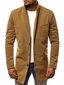 Elegantiškas rudas vyriškas paltas "Sugal" цена и информация | Vyriški paltai  | pigu.lt