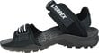 Basutės vyrams Adidas Cyprex Ultra Sandal EF0016, juodos цена и информация | Vyriškos šlepetės, basutės | pigu.lt