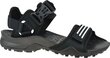 Basutės vyrams Adidas Cyprex Ultra Sandal EF0016, juodos kaina ir informacija | Vyriškos šlepetės, basutės | pigu.lt