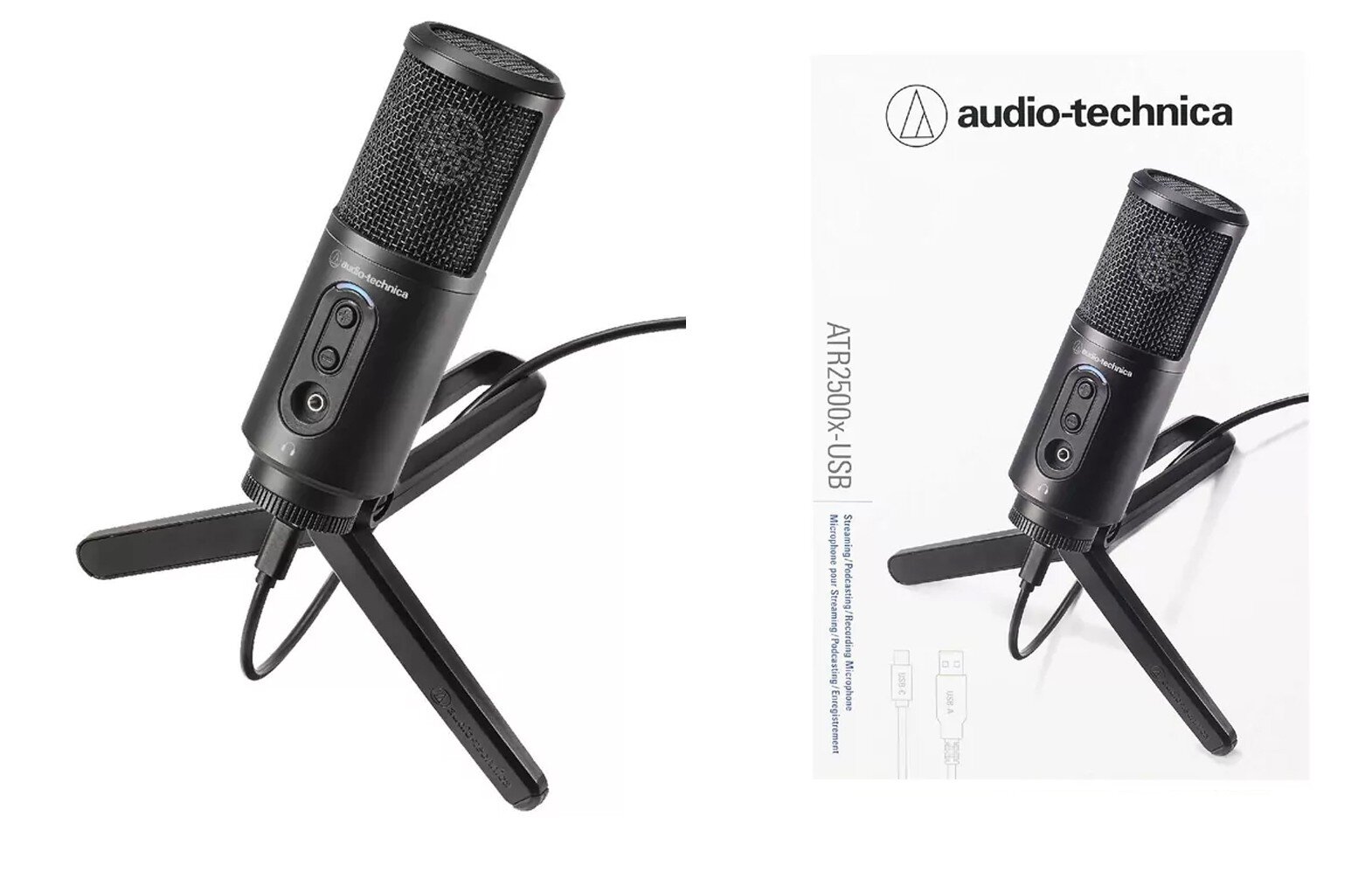 Kondensatorinis Mikrofonas Audio-Technica ATR2500x-USB kaina ir informacija | Mikrofonai | pigu.lt