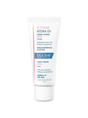 Крем для лица для нормальной и сухой кожи Ducray Ictyane Hydra UV Light SPF30 40мл цена и информация | Кремы для лица | pigu.lt