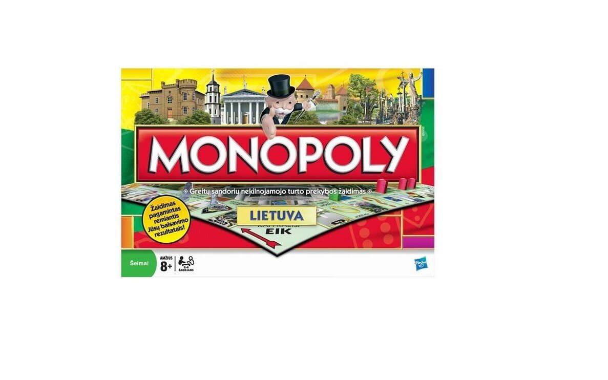 Stalo žaidimas Monopoly Lietuva kaina ir informacija | Stalo žaidimai, galvosūkiai | pigu.lt