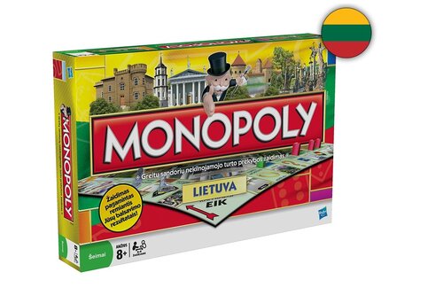 Stalo žaidimas Monopoly Lietuva kaina ir informacija | Stalo žaidimai, galvosūkiai | pigu.lt