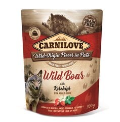 Carnilove консервы для собак Pate Wild Boar with Rosehips 300г цена и информация | Консервы для собак | pigu.lt
