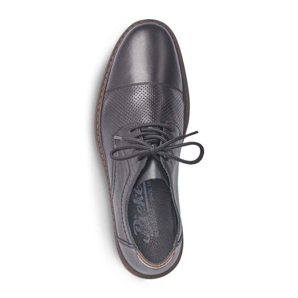 RIEKER bateliai vyrams, juodi цена и информация | Vyriški batai | pigu.lt