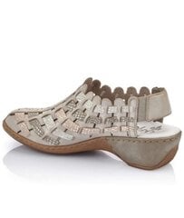 Туфли женские Rieker, коричневые цена и информация | Женские туфли | pigu.lt