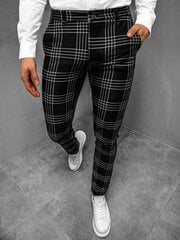 Kelnės vyrams Rolin, juodos цена и информация | Мужские брюки | pigu.lt