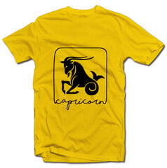 Marškinėliai su zodiako ženklu "Ožiaragis" kaina ir informacija | Originalūs marškinėliai | pigu.lt