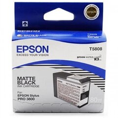 Epson ink cartridge matt black for Stylus PRO 3800, 80ml цена и информация | Картриджи для лазерных принтеров | pigu.lt