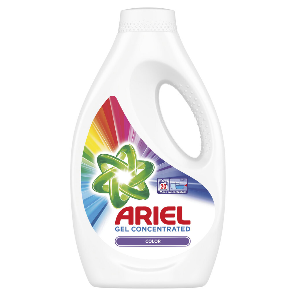Skystas skalbiklis ARIEL Color, buteliuose, 20 skalbimų, 1,1 l цена и информация | Skalbimo priemonės | pigu.lt