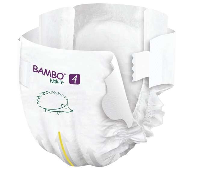 Ekologiškos sauskelnės BAMBO NATURE 4 (7-14 kg), 24 vnt. цена и информация | Sauskelnės | pigu.lt