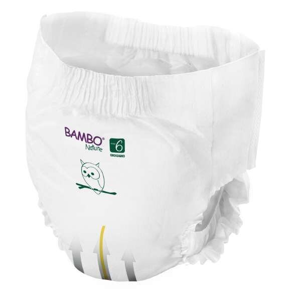 Sauskelnės-kelnaitės Bambo Nature, 6 dydis, 18+ kg 18 vnt/pak. цена и информация | Sauskelnės | pigu.lt