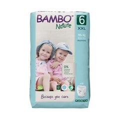 Sauskelnės-kelnaitės Bambo Nature, 6 dydis, 18+ kg 18 vnt/pak. kaina ir informacija | Bambo Vaikams ir kūdikiams | pigu.lt