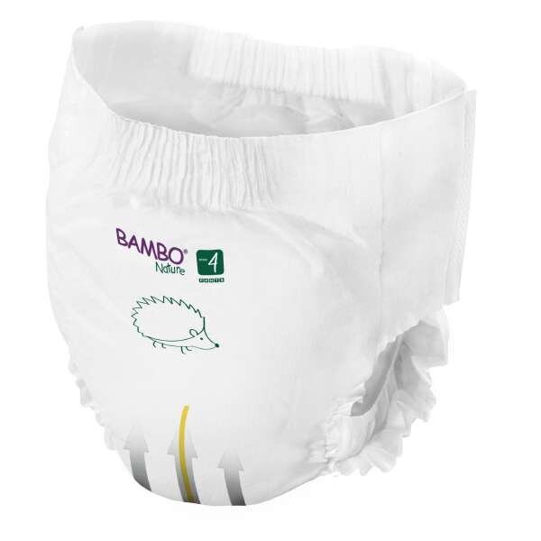 Sauskelnės-kelnaitės BAMBO NATURE 4 (7-14 kg), 20 vnt. kaina ir informacija | Sauskelnės | pigu.lt