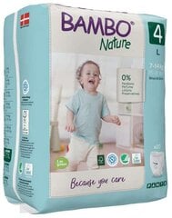 Подгузники-трусики BAMBO NATURE 4 (7-14 кг), 20 шт. цена и информация | Подгузники | pigu.lt