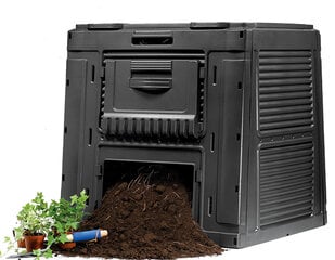 Контейнер для компоста E-Composter Without Base 470 л, черный цена и информация | Уличные контейнеры, контейнеры для компоста | pigu.lt