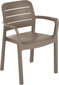 Sodo kėdė Tisara, smėlio spalvos kaina ir informacija | Lauko kėdės, foteliai, pufai | pigu.lt