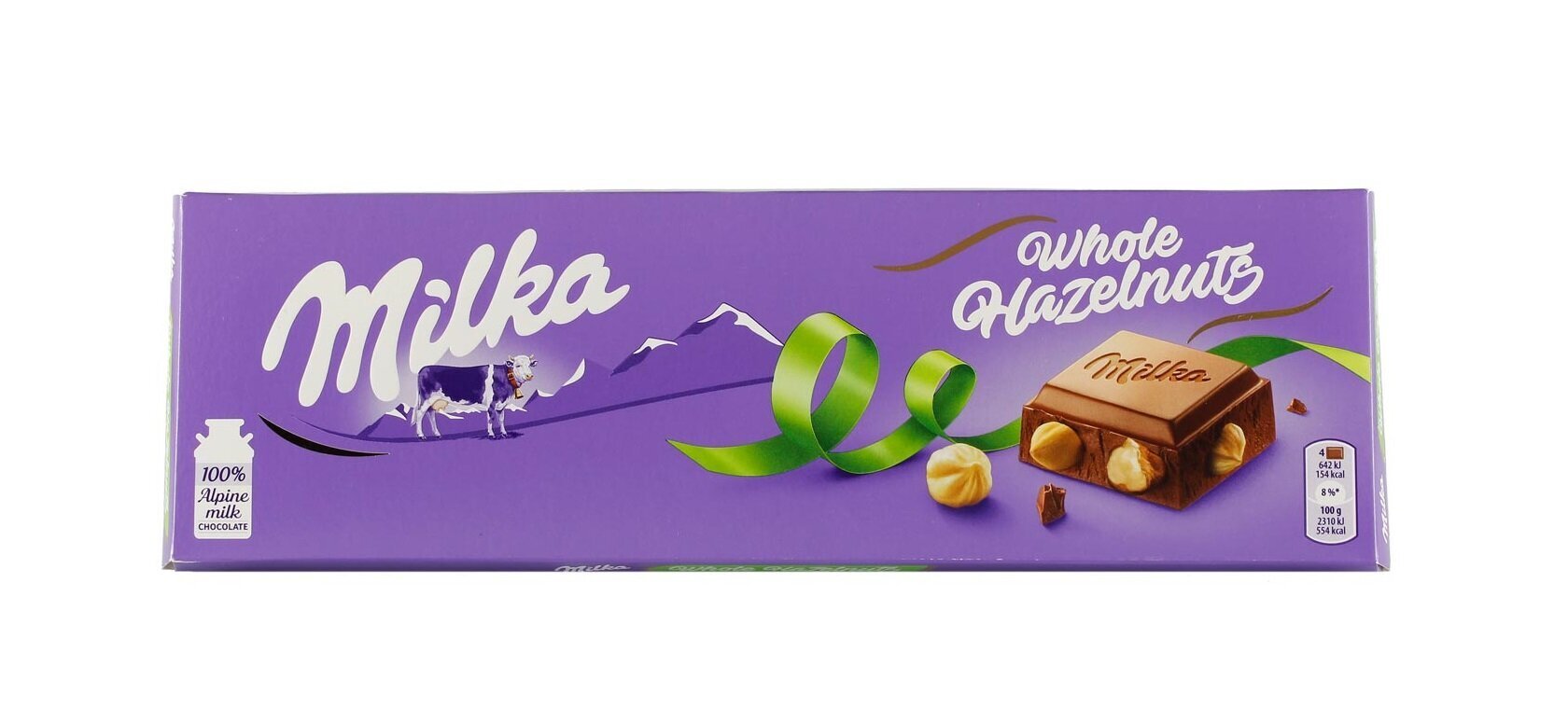 Šokoladas MILKA Whole nuts, 250 g kaina ir informacija | Saldumynai | pigu.lt