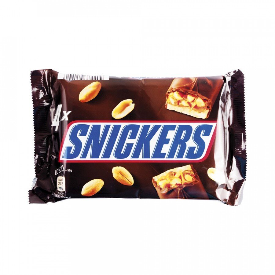 Šokoladinių batonėlių rinkinys SNICKERS Bonus Pack, 4 x 50 g kaina ir informacija | Saldumynai | pigu.lt