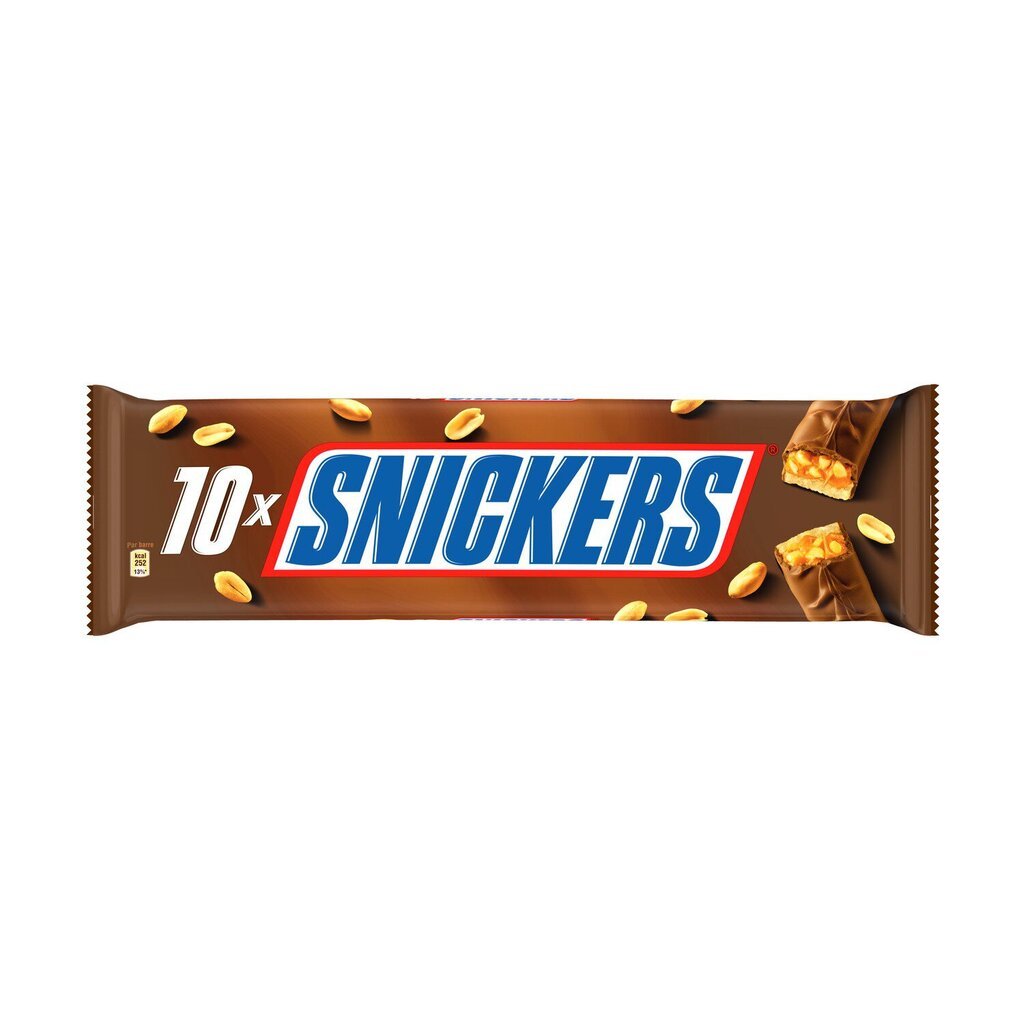 Šokoladiniai batonėliai SNICKERS, 10x50g kaina ir informacija | Saldumynai | pigu.lt