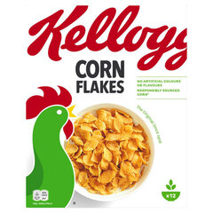 Dribsniai KELLOGG&#039;S Corn Flakes, 360 g kaina ir informacija | Sausi pusryčiai | pigu.lt