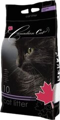 Bentonitinis kraikas Canadian Cat, 10 l, levandų kvapo kaina ir informacija | Kraikas katėms | pigu.lt