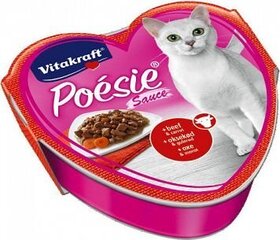 Vitakraft Poesie Sauce для кошек, с говядиной, 85 г цена и информация | Консервы для кошек | pigu.lt