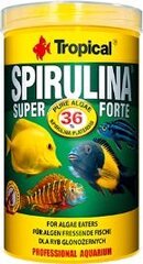 TROPICAL Spirulina Super Forte Flakes - корм для аквариумных рыб - 1000 мл/200 г цена и информация | Корм для рыб | pigu.lt