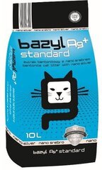 Бентонитовый наполнитель для кошачьего туалета Bazyl Ag+ Standart, 10л цена и информация | Наполнители для кошачьих туалетов | pigu.lt