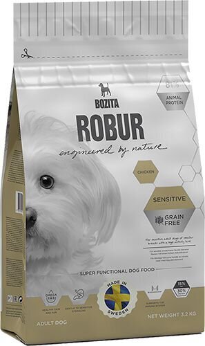 Sausas maistas šunims Bozita Robur Sensitive Grain Free, su vištiena, 11.5 kg kaina ir informacija | Sausas maistas šunims | pigu.lt