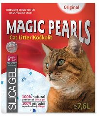 Silikoninis smėlis kačių tualetui : MAGIC PEARLS Original, 7,6 l kaina ir informacija | Kraikas katėms | pigu.lt